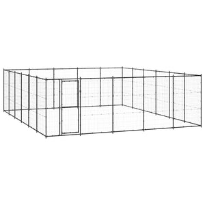 Outdoor-Hundezwinger Stahl 36,3 m²