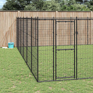 Outdoor-Hundezwinger Stahl 36,3 m²