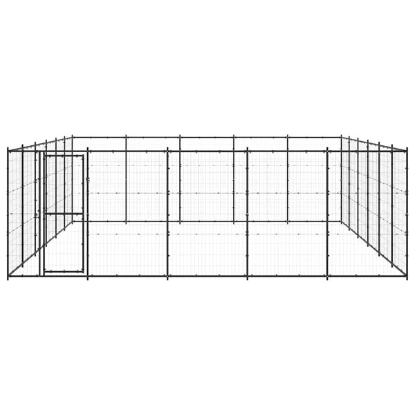 Outdoor-Hundezwinger Stahl 36,3 m²