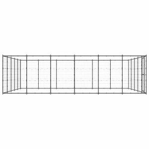 Outdoor-Hundezwinger Stahl 36,3 m²