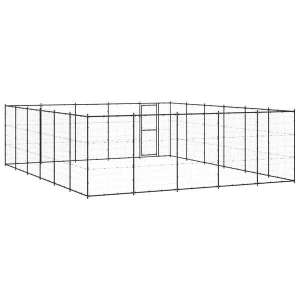 Outdoor-Hundezwinger Stahl 36,3 m²
