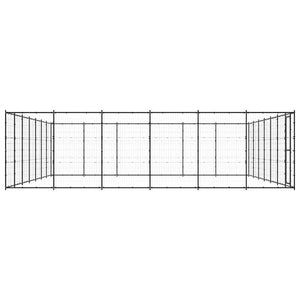 Outdoor-Hundezwinger Stahl 50,82 m²