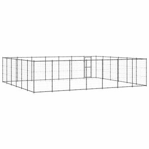 Outdoor-Hundezwinger Stahl 50,82 m²