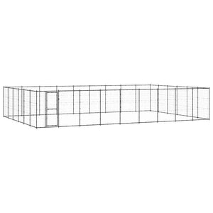 Outdoor-Hundezwinger Stahl 65,34 m²