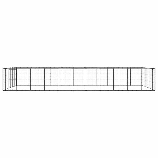 Outdoor-Hundezwinger Stahl 79,86 m²