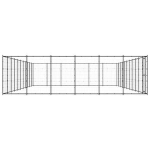 Outdoor-Hundezwinger Stahl 79,86 m²