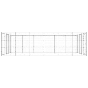 Outdoor-Hundezwinger Verzinkter Stahl 36,3 m²