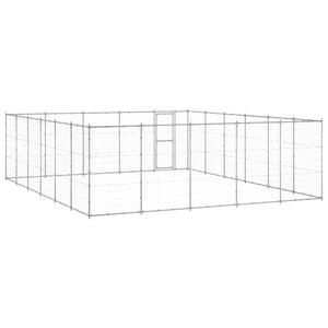 Outdoor-Hundezwinger Verzinkter Stahl 36,3 m²