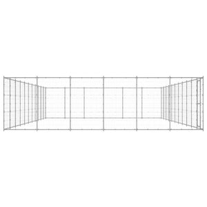 Outdoor-Hundezwinger Verzinkter Stahl 79,86 m²