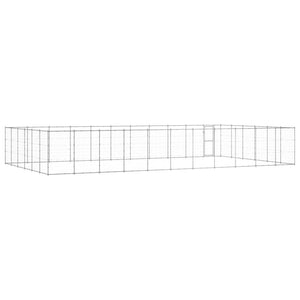 Outdoor-Hundezwinger Verzinkter Stahl 79,86 m²