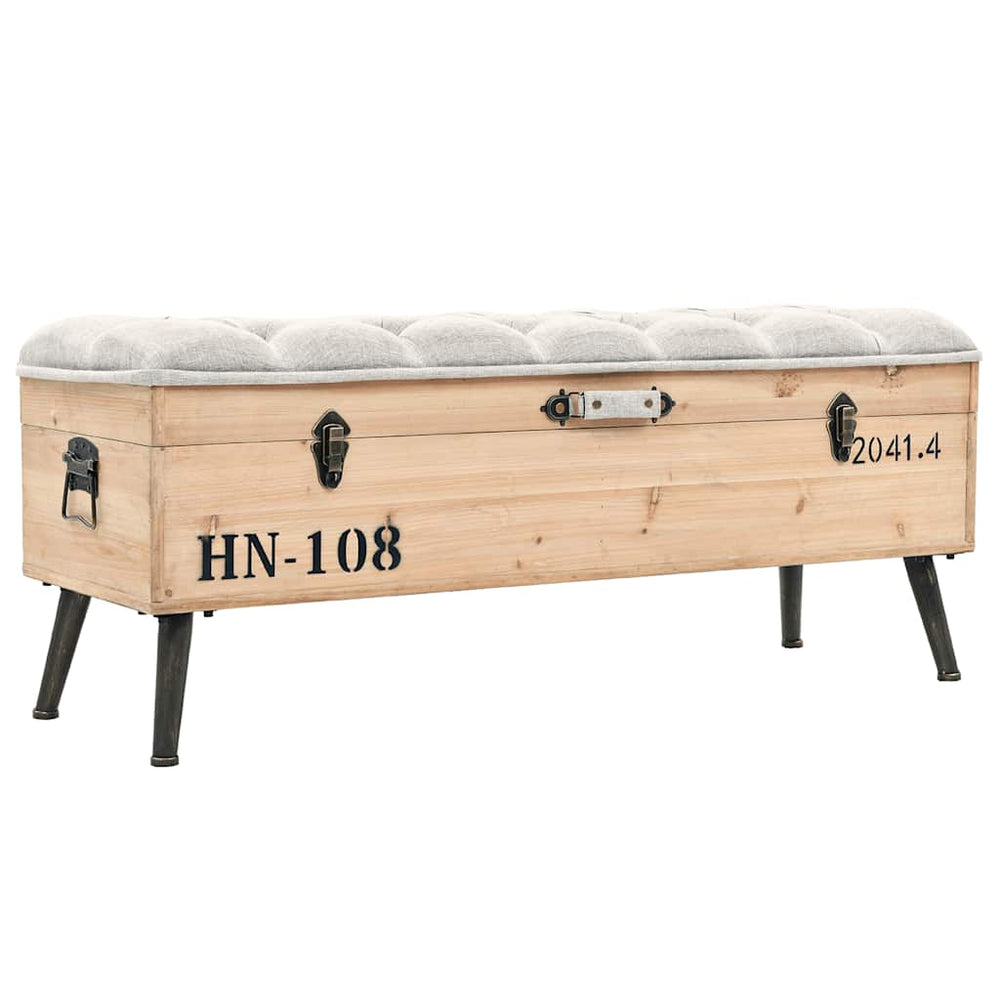 Sitzbank 110 cm mit Stauraum