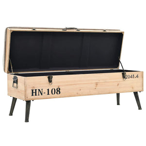 Sitzbank 110 cm mit Stauraum
