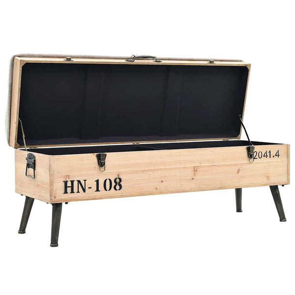 Sitzbank 110 cm mit Stauraum
