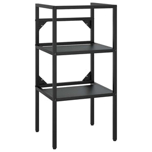 Schwarzes Waschbeckenunterschrank-Gestell, 40 cm