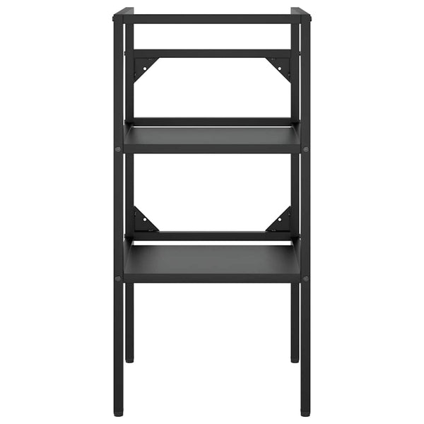 Schwarzes Waschbeckenunterschrank-Gestell, 40 cm