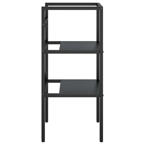 Schwarzes Waschbeckenunterschrank-Gestell, 40 cm