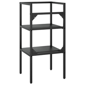 Schwarzes Waschbeckenunterschrank-Gestell, 40 cm