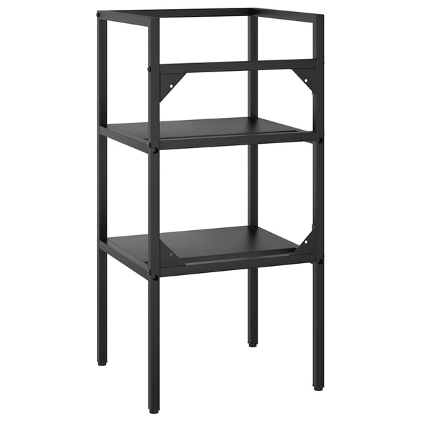 Schwarzes Waschbeckenunterschrank-Gestell, 40 cm