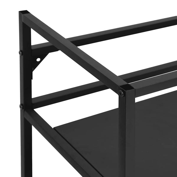 Schwarzes Waschbeckenunterschrank-Gestell, 40 cm
