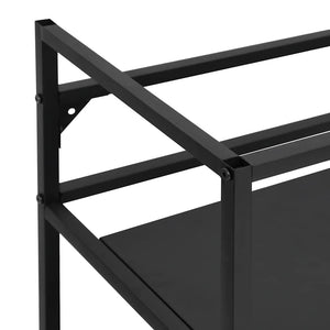 Schwarzes Waschtischgestell für Badezimmer