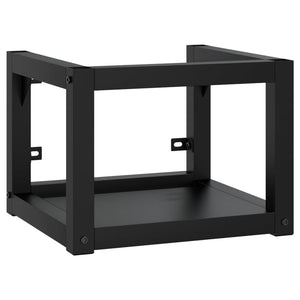 Schwarzes Wand-Waschtischgestell, 40 cm