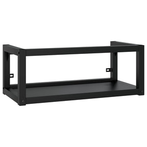 Schwarzes Wand-Waschtischgestell für Badezimmer