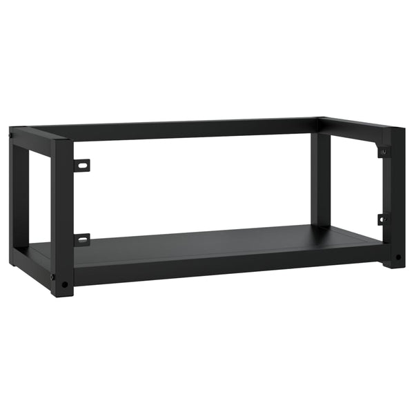 Schwarzes Wand-Waschtischgestell für Badezimmer