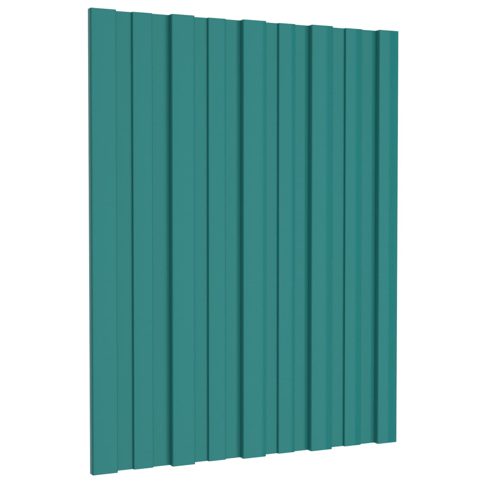 Grüne Dachpaneele, 12 Stk, 60x45 cm