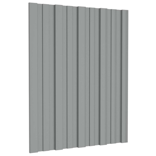 Dachpaneel Grau 60x45cm, 12 Stk. Verzinkt