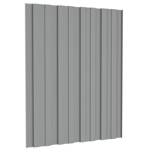 Dachpaneel Grau 60x45cm, 12 Stk. Verzinkt