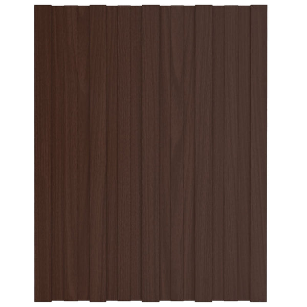 Dachpaneel Braun 36 Stk. 60x45cm Verzinkt