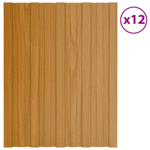 Dachpaneel 12er Set 60x45cm Verzinkt