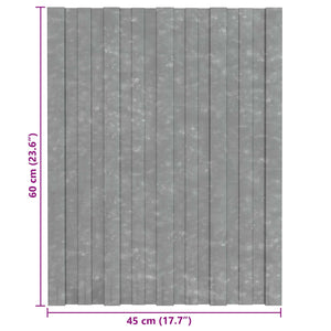 Dachpaneel Silber 60x45cm, 36 Stk.