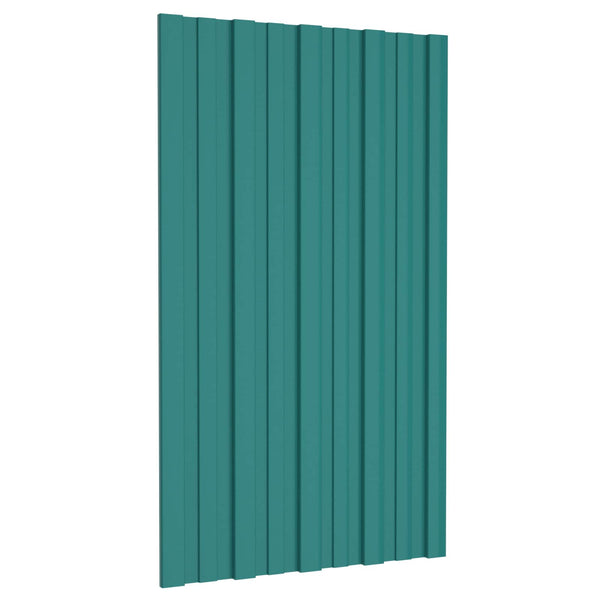 Grüne Dachpaneele, 12 Stk., 80x45 cm