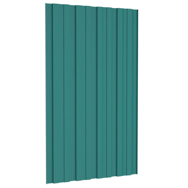 Grüne Dachpaneele, 12 Stk., 80x45 cm