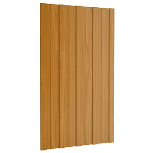 Dachpaneel 36 Stk. Natur 80x45 cm Stahl verzinkt