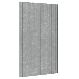 Dachpaneel Silber 80x45cm, 12er Set