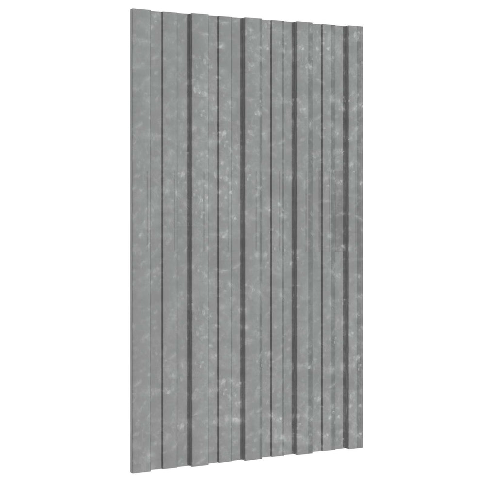 Dachpaneel Silber Verzinkt 80x45cm 36 Stk