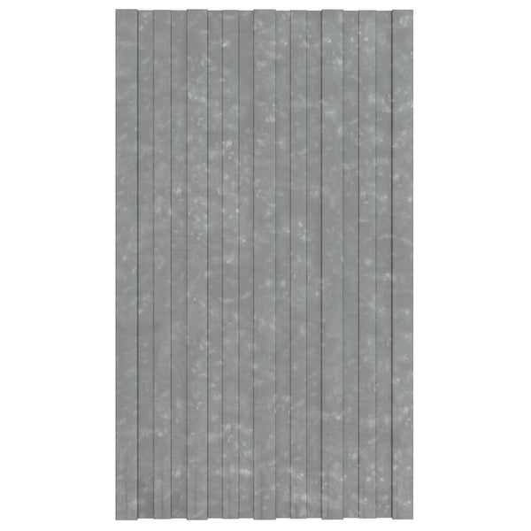 Dachpaneel Silber Verzinkt 80x45cm 36 Stk