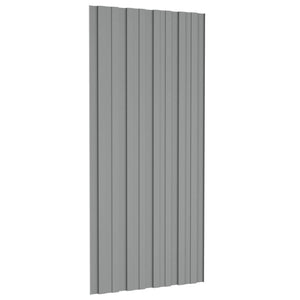 Dachpaneel Grau 100x45 cm, 12er Set
