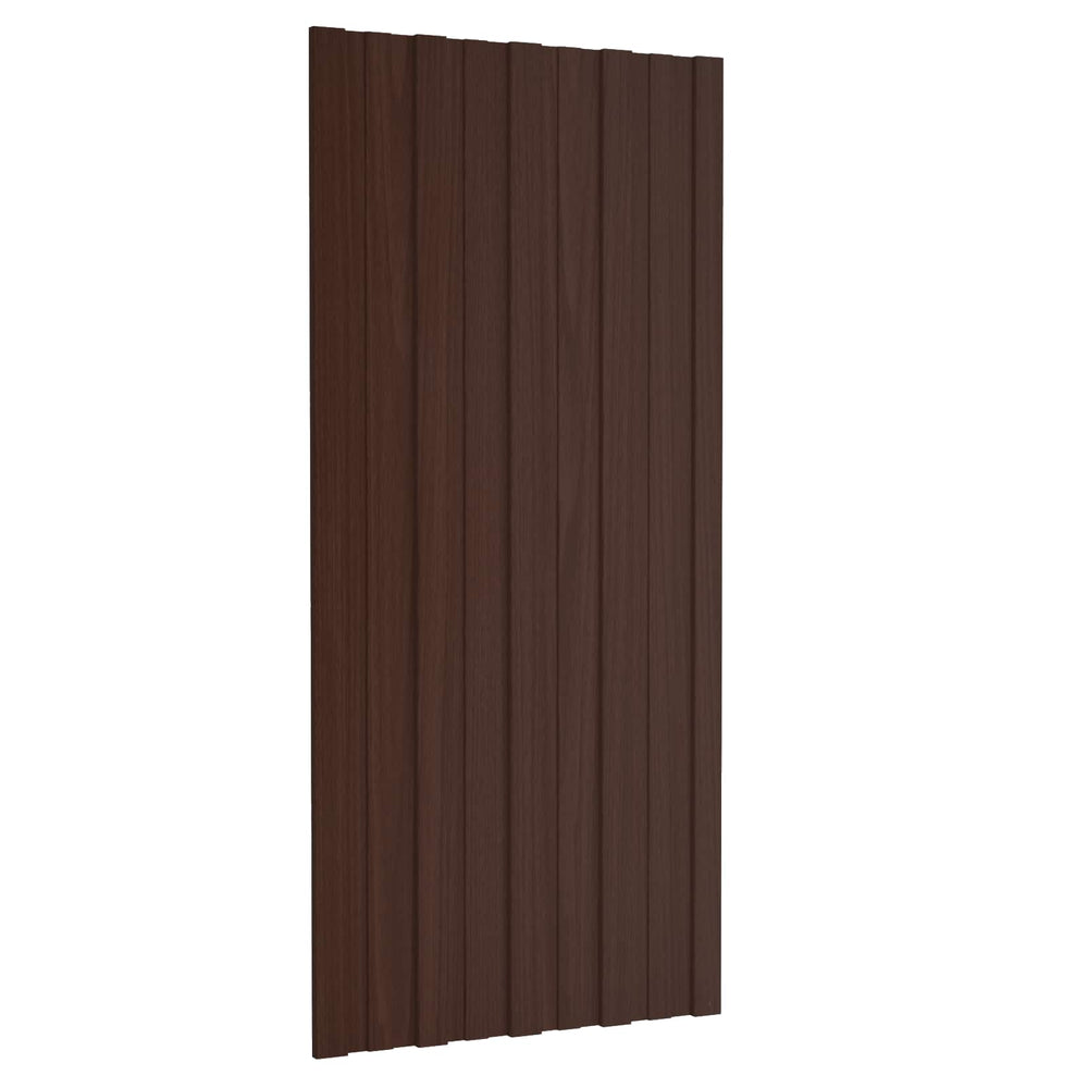 Dachpaneel Braun 100x45 cm Verzinkt Stahl 12 Stk