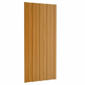 Dachpaneel-Set, 12 Stk., 100x45 cm, verzinkt