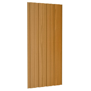 Dachpaneel-Set, 12 Stk., 100x45 cm, verzinkt