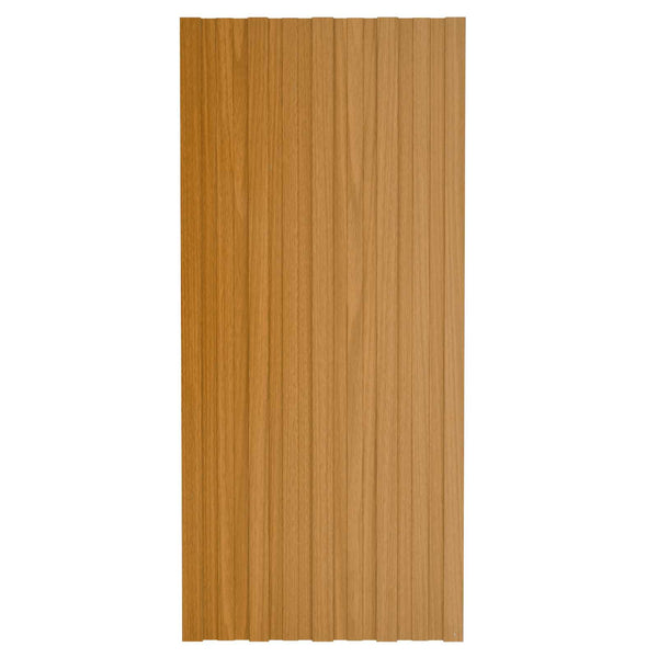 Dachpaneel-Set, 12 Stk., 100x45 cm, verzinkt