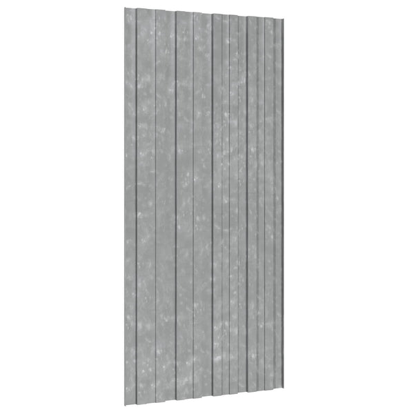 Dachpaneel Silber 100x45cm, 12er Set