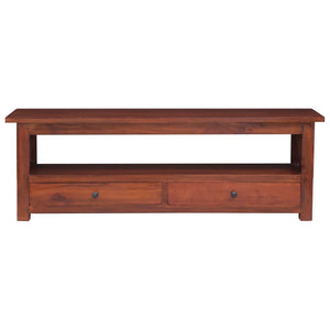 TV-Schrank Braun Massivholz Mahagoni 115 cm