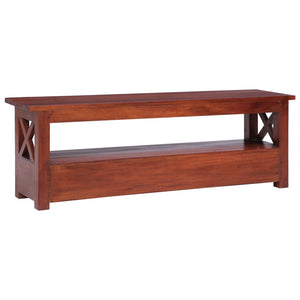 TV-Schrank Braun Massivholz Mahagoni 115 cm