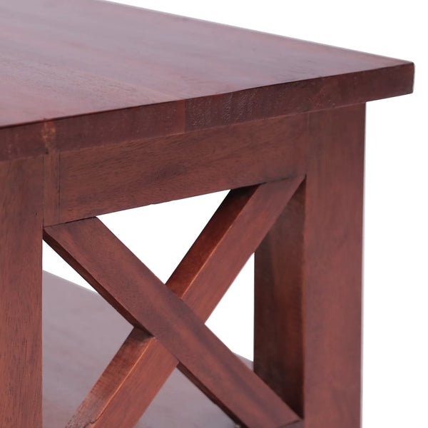 TV-Schrank Braun Massivholz Mahagoni 115 cm