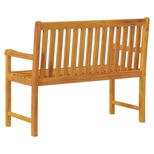 Gartenbank 110 cm Massivholz Akazie