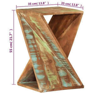 Altholz Beistelltisch 35x35x55 cm